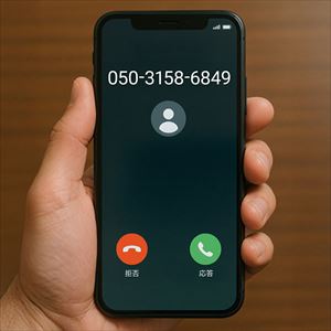 「05031586849」は全保連の電話番号